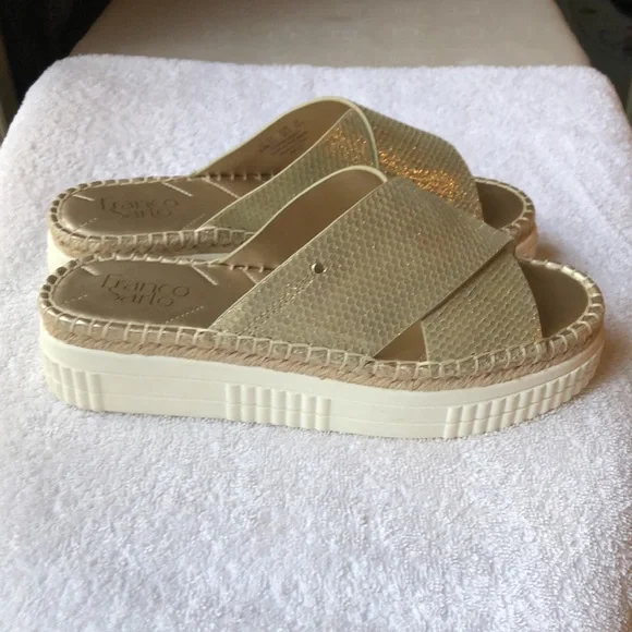 * LAST CHANCE**NWOT! Franco Sarto Platform / espadrille style sandals - Picture 7 of 9